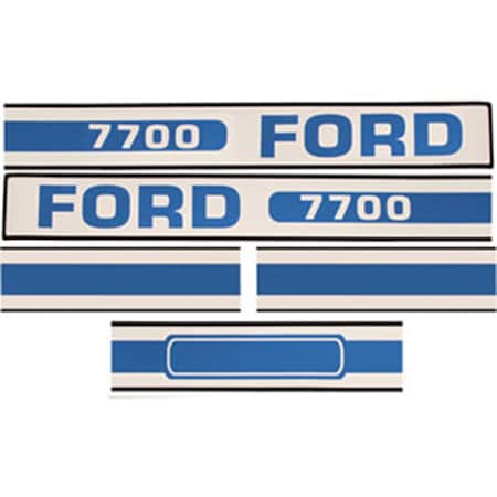 Aftermarket New Tractor Hood Decal Fits Ford New Holland Tractor 7700 D F7700